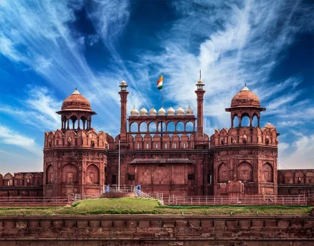 Red Fort — Hayat Bakhsh Bagh, Delhi