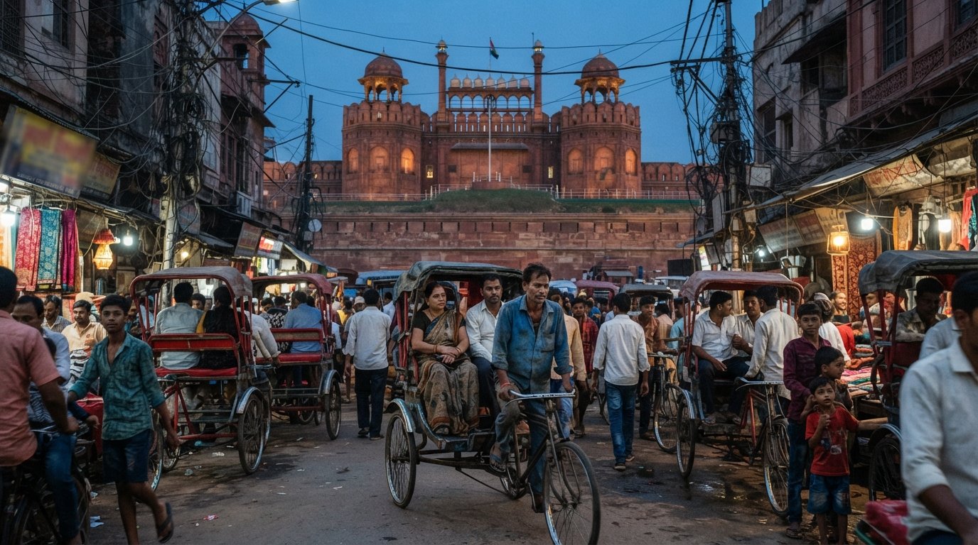 Old Delhi, Delhi: Shahjahanabad's Street-Food Spine and Mughal Heart